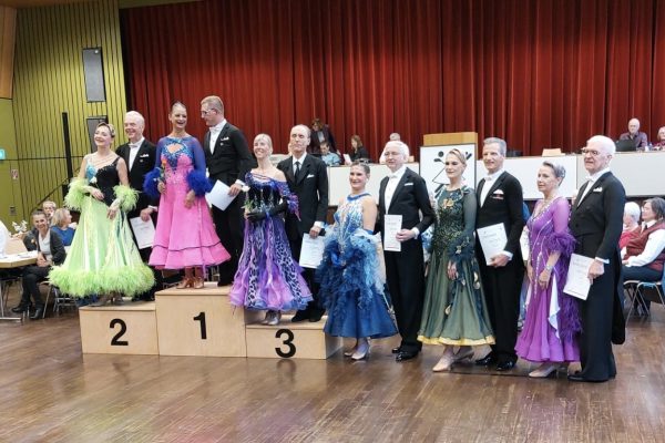 Christine und Werner Bücklein im Finale