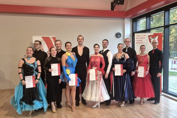 Erfolgreiches Turnierdebüt in der C-Klasse für Barbara & Till – zwei Platzierungen für den TSC Grün-Gold Speyer 