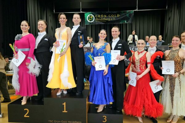 Patrick Hoffmann und Stefanie Wesch in Heidelberg erfolgreich